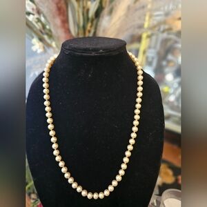 Faux Pearl Necklace